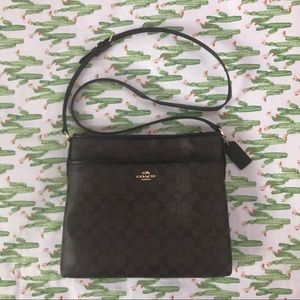 Coach Signature File Messenger Crossbody